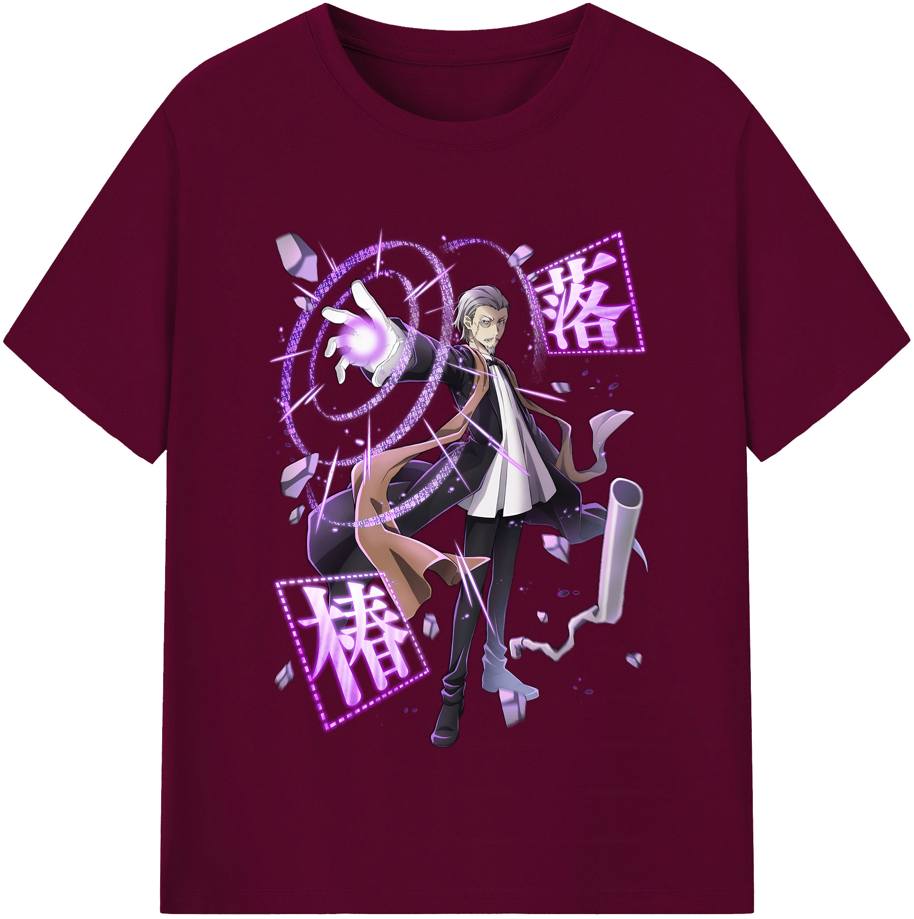 （画像用） 文豪ストレイドッグス Bungo Stray Dogs レディースカジュアルプリントTシャツ（綿100％）